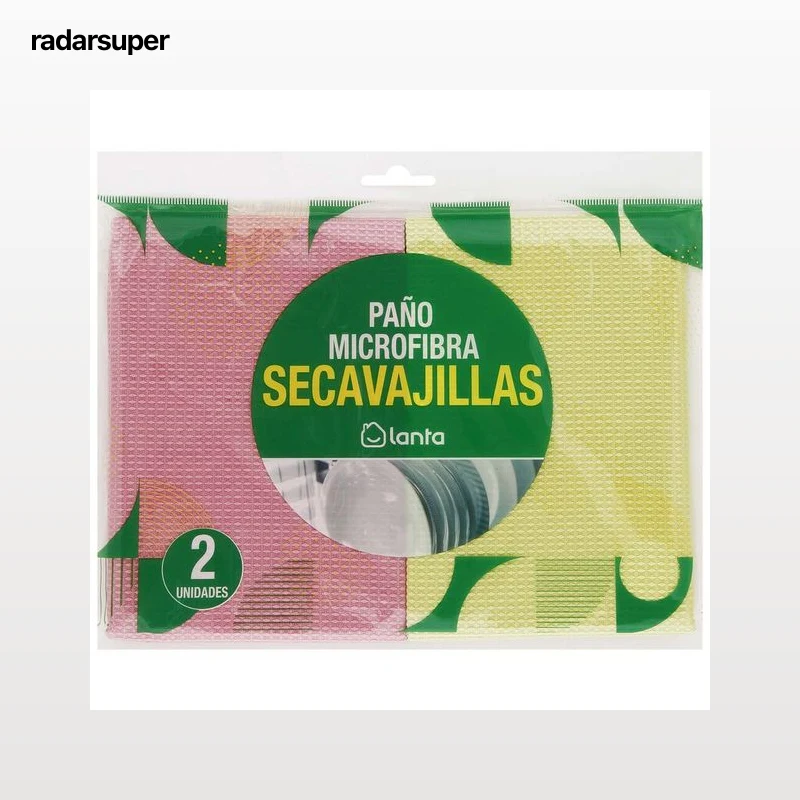 Paño microfibra Lanta 2 unidades secavajillas