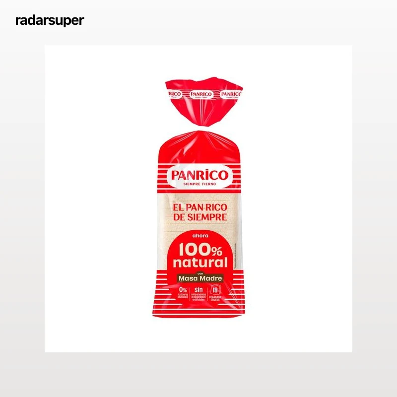 PANRICO Pan de molde sin corteza 450 g.