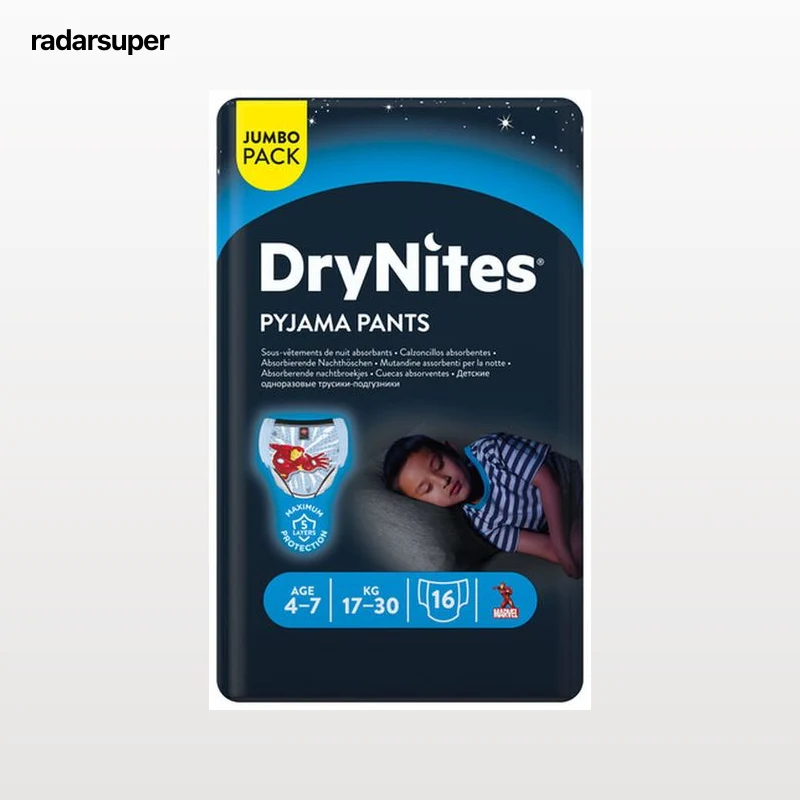 Pants calzoncillos Huggies Drynites Boys 17-30kg 16 uds