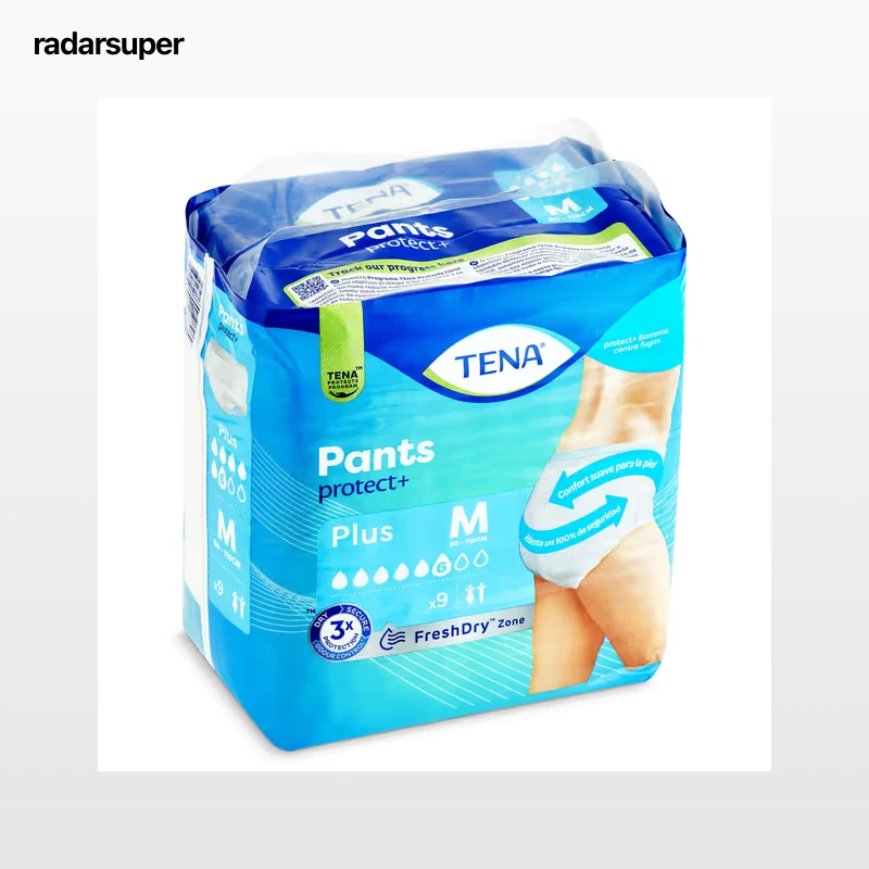 Pants de incontinencia plus talla M Tena 9 unidades