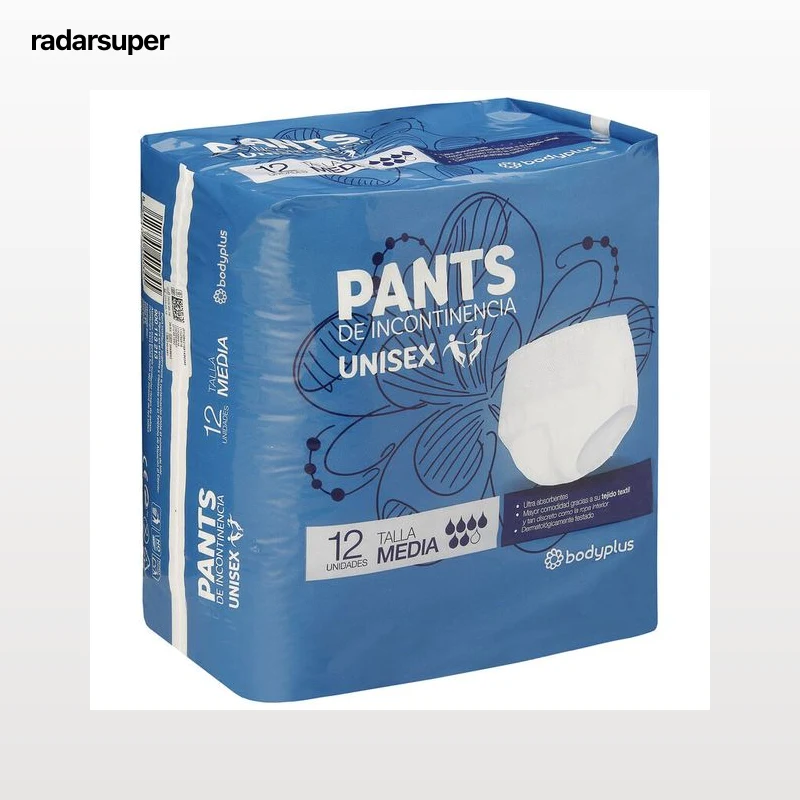 Pants de incontinencia unisex Bodyplus talla mediana