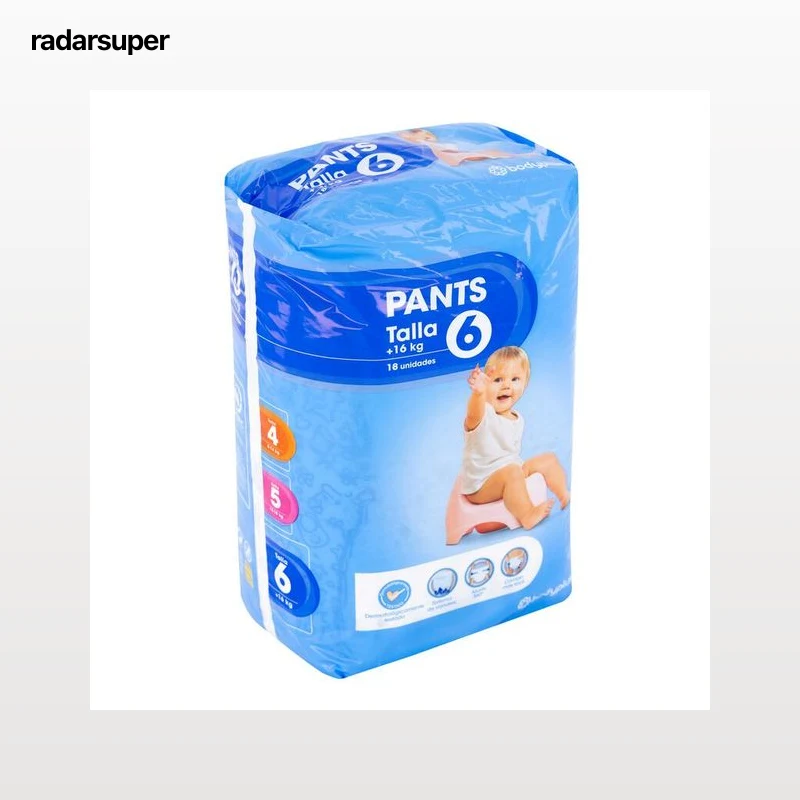 Pants infantil Bodyplus 18 uds talla 6