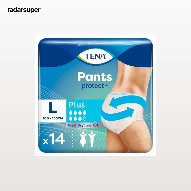 Pants para incontinencia de orina plus talla L Tena 14 ud.