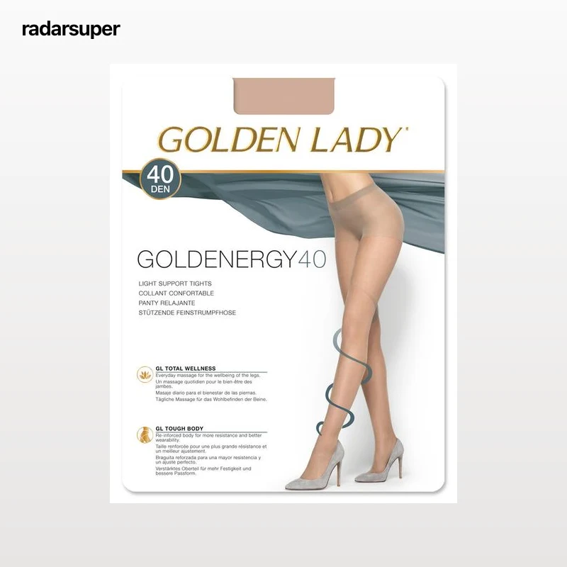 Panty Goldenergy 40D Golden Lady Talla M Melón