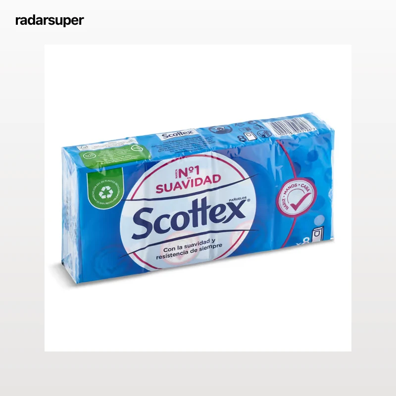 Pañuelos Scottex 8 unidades