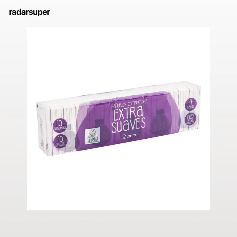 Pañuelos compactos Lanta 10 uds extra suave