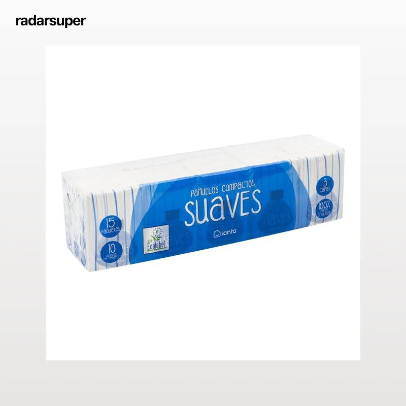 Pañuelos compactos Lanta 15 uds suave