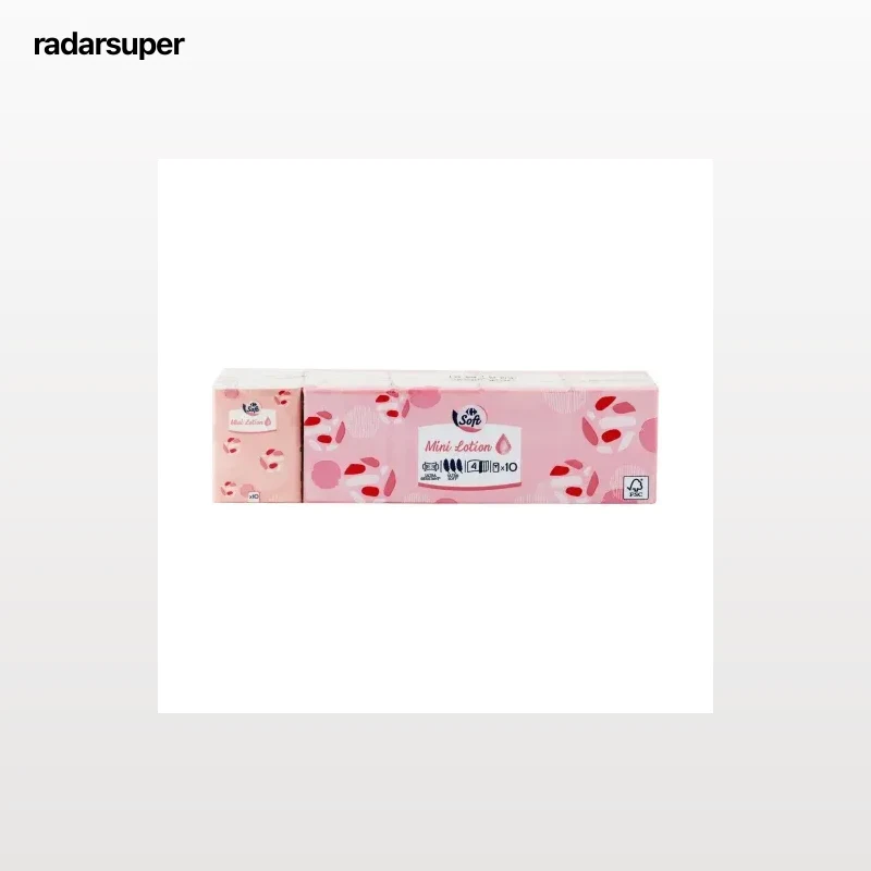 Pañuelos mini lotion Carrefour Soft paquete 10 ud.