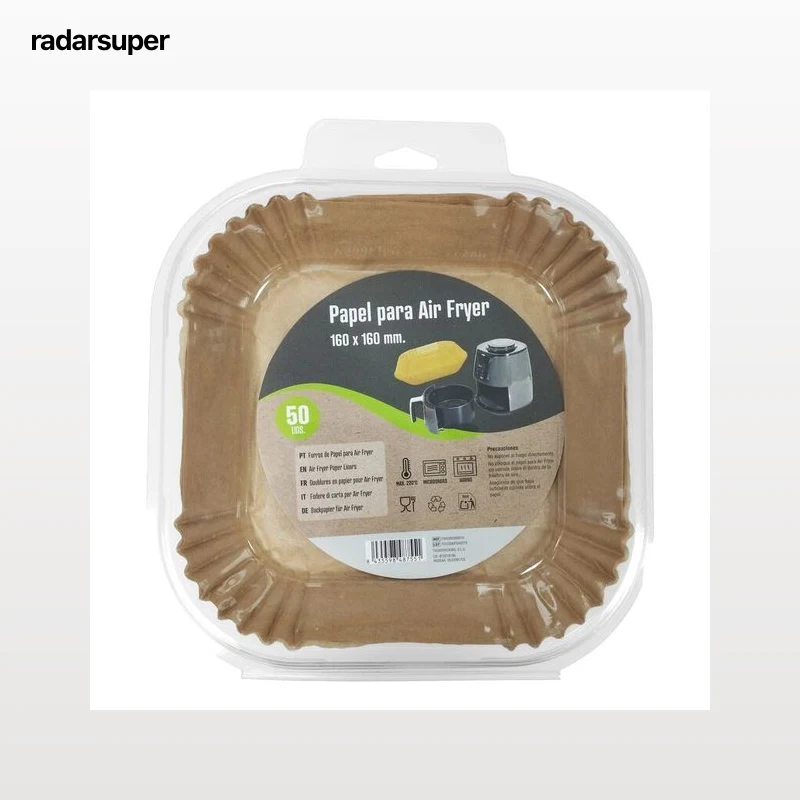Papel Airfryer 16x16 cm 50 unidades