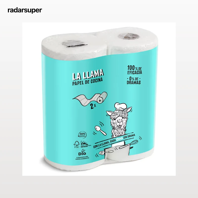 Papel de cocina Dia La Llama 2 unidades