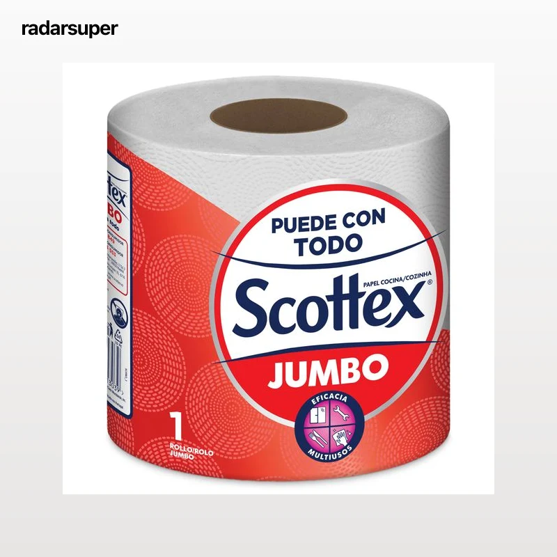 Papel de cocina jumbo Scottex bolsa 1 unidad