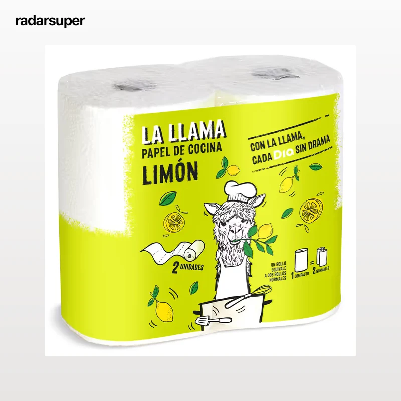 Papel de cocina limón Dia La Llama 2 unidades