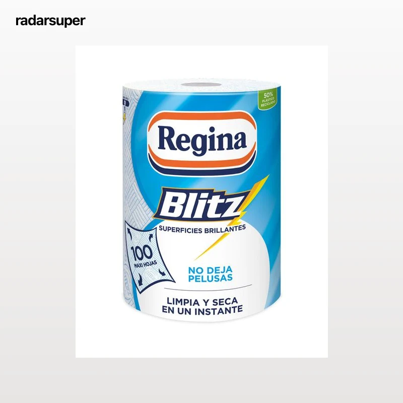 Papel De Cocina En Rollo Regina Blitz 100 Maxi Hojas