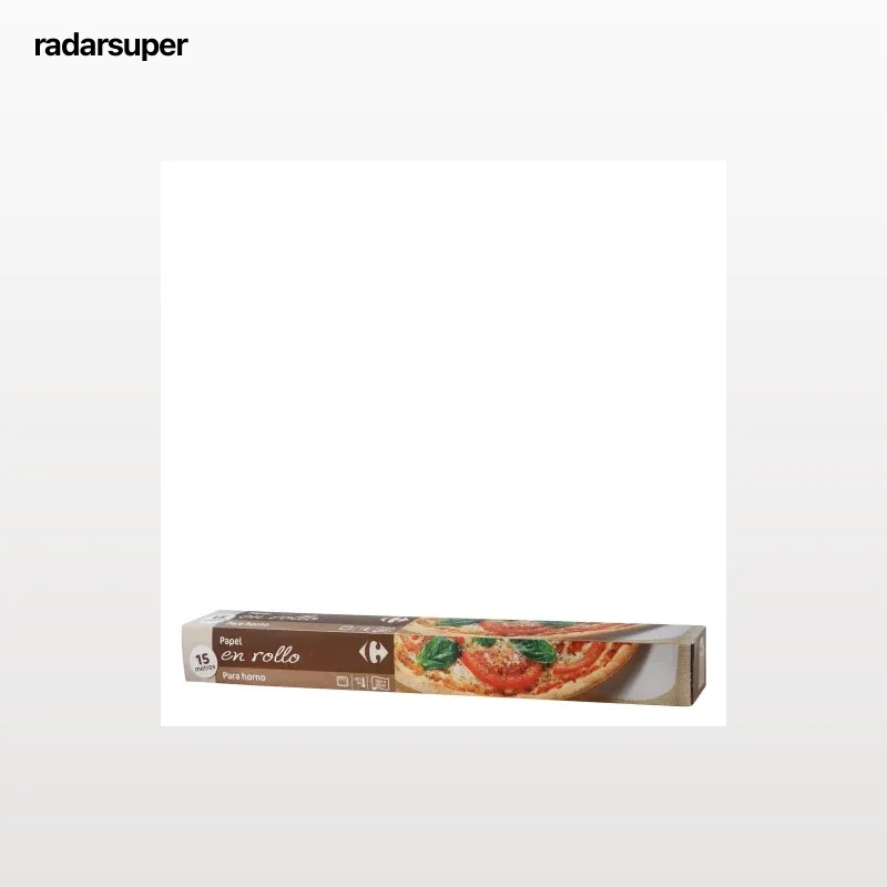 Papel de horno en rollo Carrefour 15 metros.