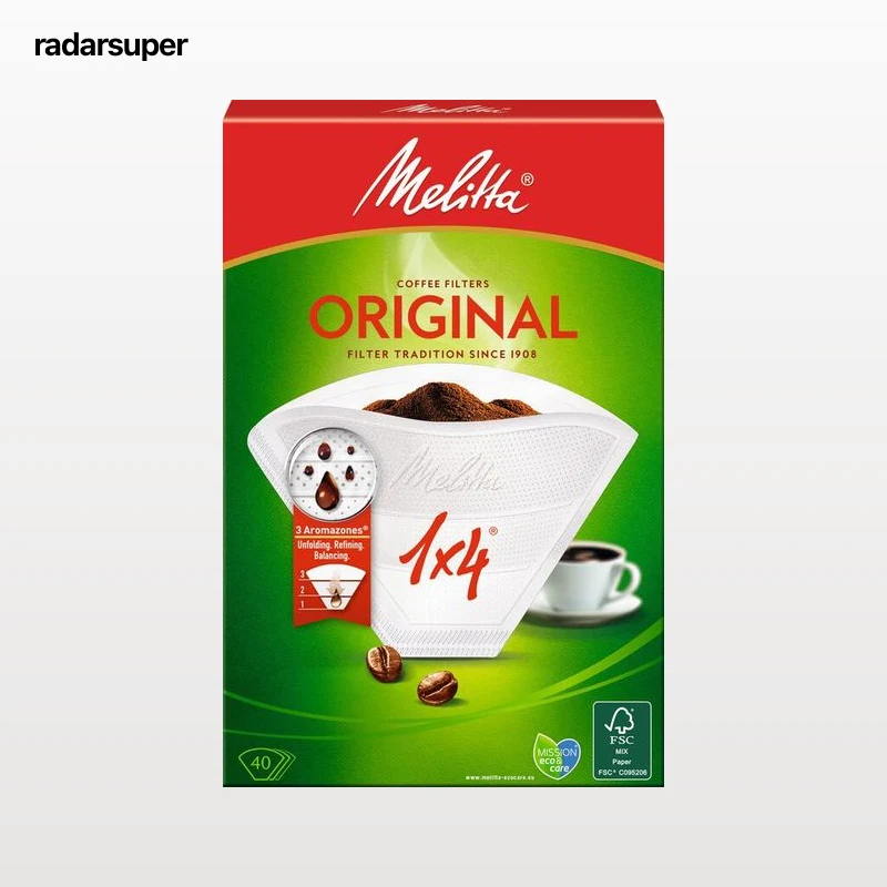 Papel para filtro de café Melitta 40 unidades