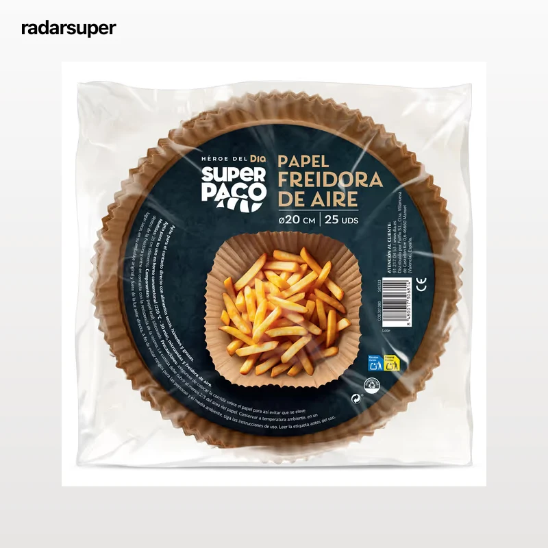 Papel para freidora de aire Dia Super Paco 25 unidades