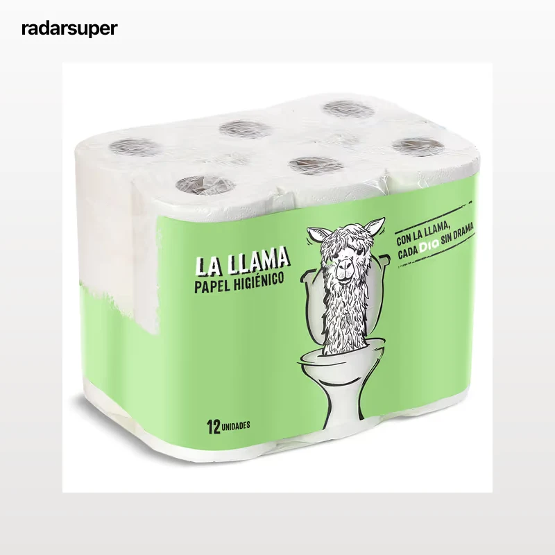 Papel higiénico Dia La Llama 12 unidades