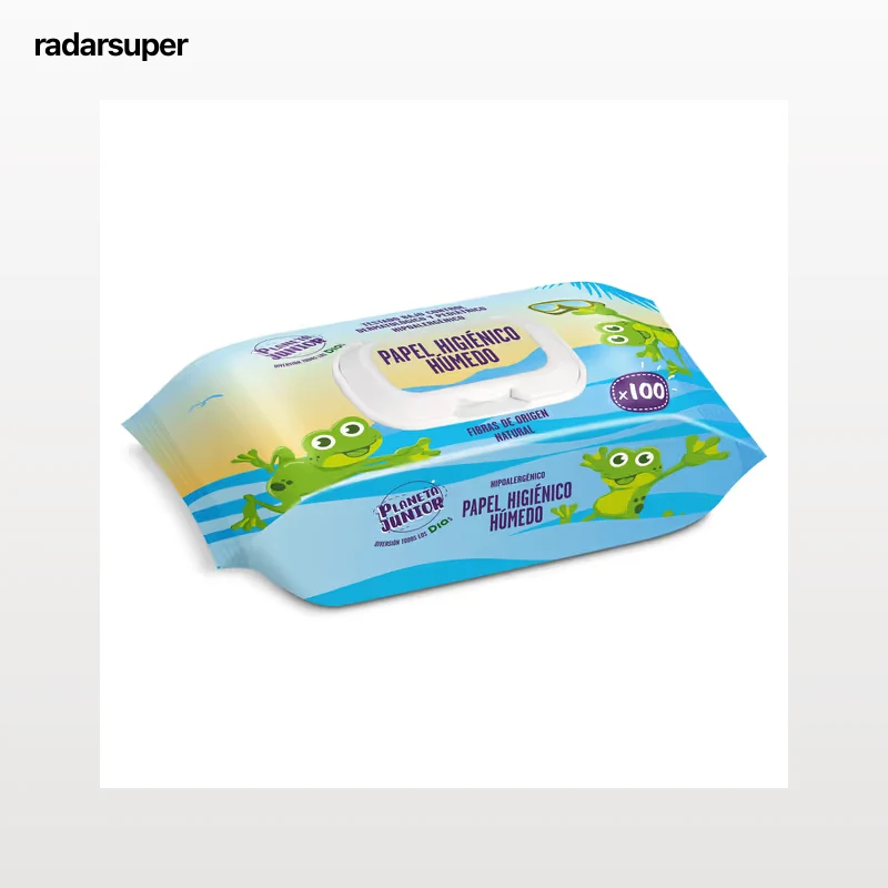 Papel higiénico húmedo Dia Planeta Junior 100 unidades