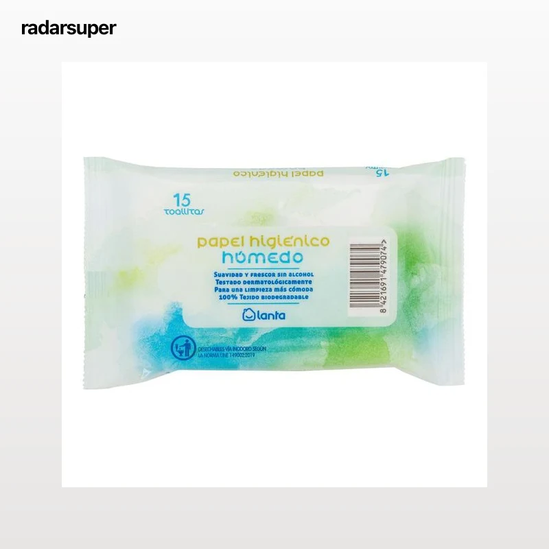 Papel higiénico húmedo Lanta 15 uds