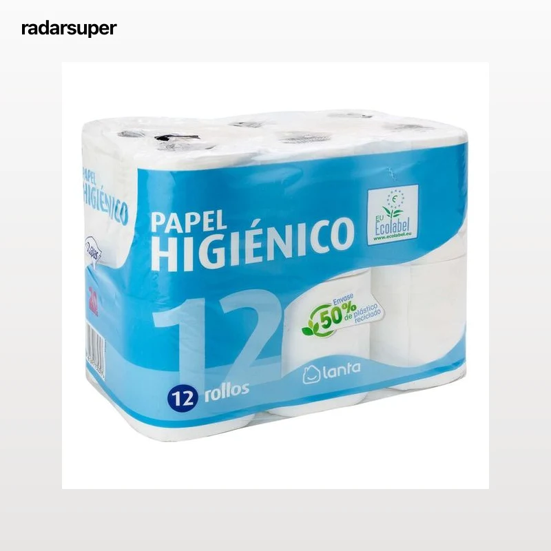 Papel higiénico Lanta 12 rollos
