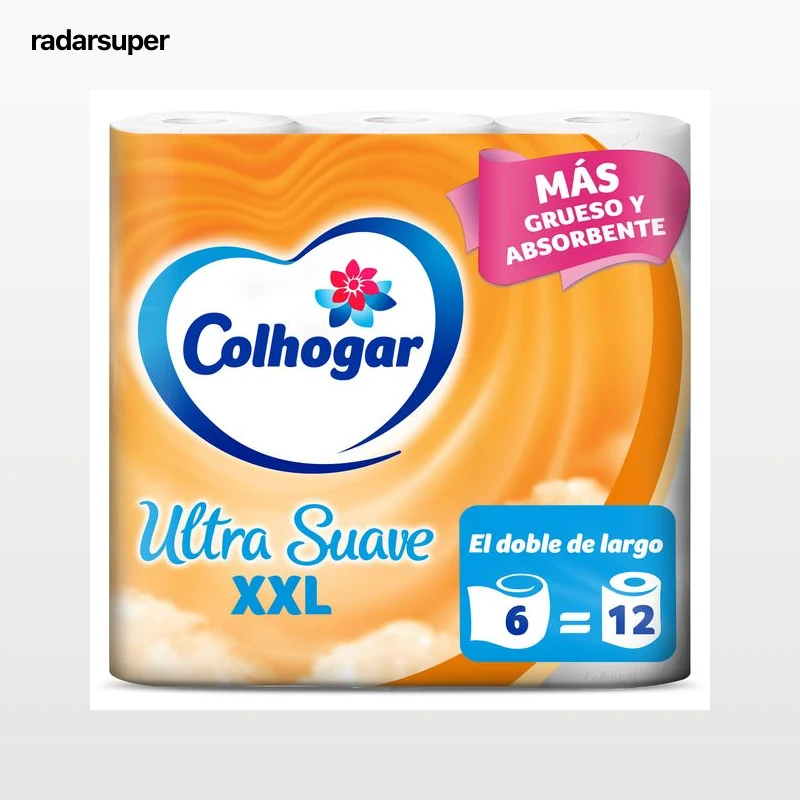 Papel higiénico xxl Colhogar 6 unidades