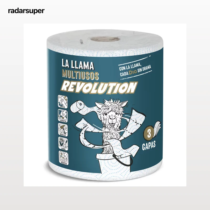 Papel multiusos Revolution 3 capas Dia La Llama 1 unidad
