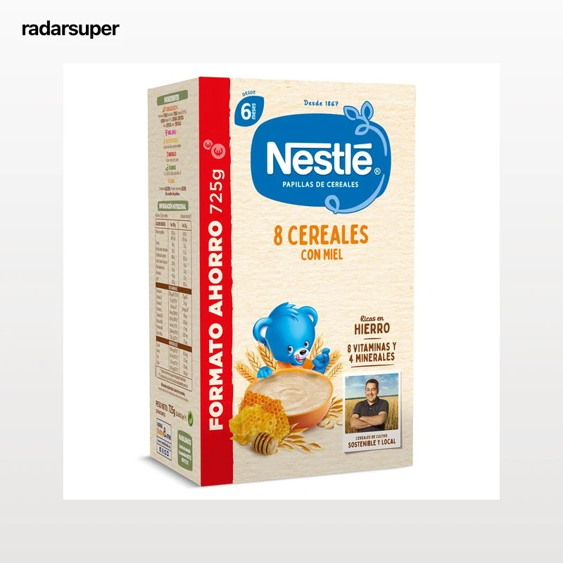 Papilla de cereales con miel Nestlé 725 g