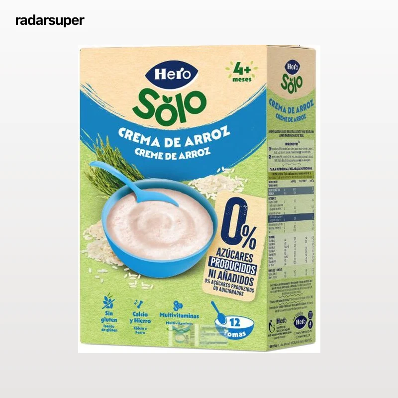 Papilla crema de arroz Hero Solo 220g