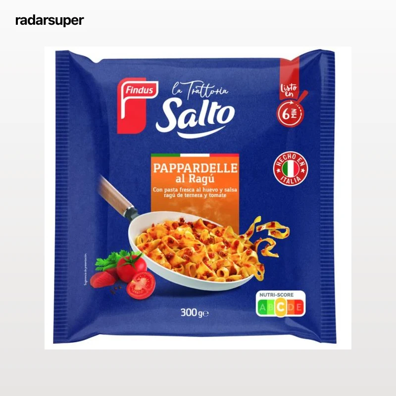 Pappardelle con salsa ragu Findus 300g