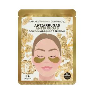Parches hidrogel para ojos Antiarrugas Deliplus con oro y péptidos