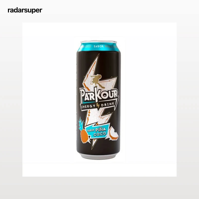 PARKOUR Bebida energética piña lata 50 cl.