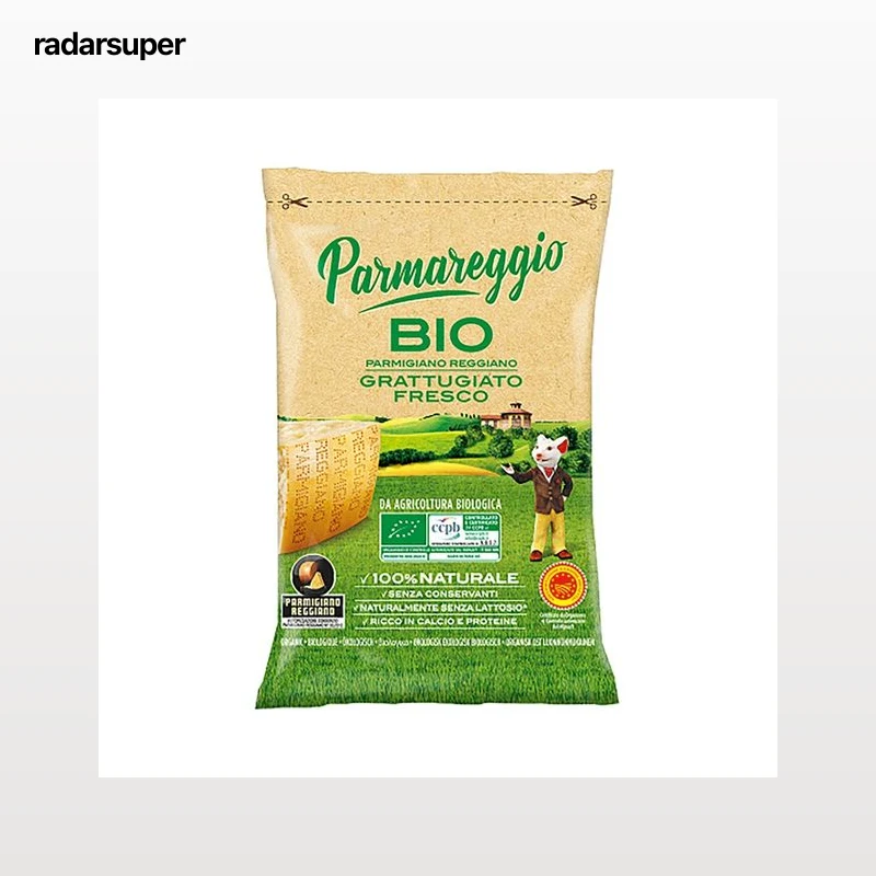 PARMAREGGIO Bio Queso rallado con D.O.P. Parmigiano Reggiano ecológico 50 g.