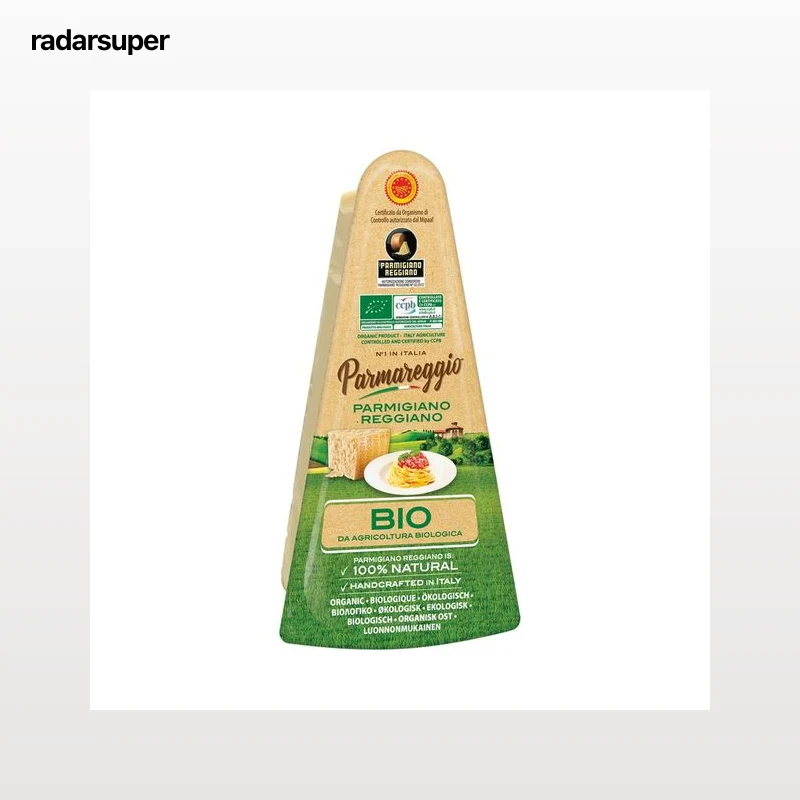 PARMAREGGIO Cuña de queso con D.O.P. Parmigiano Reggiano ecológico 150 g.