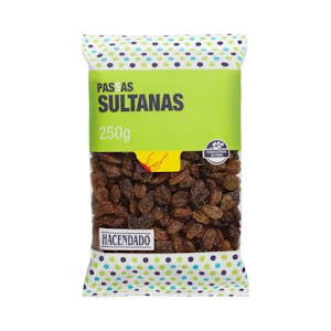 Pasas sultanas sin semillas