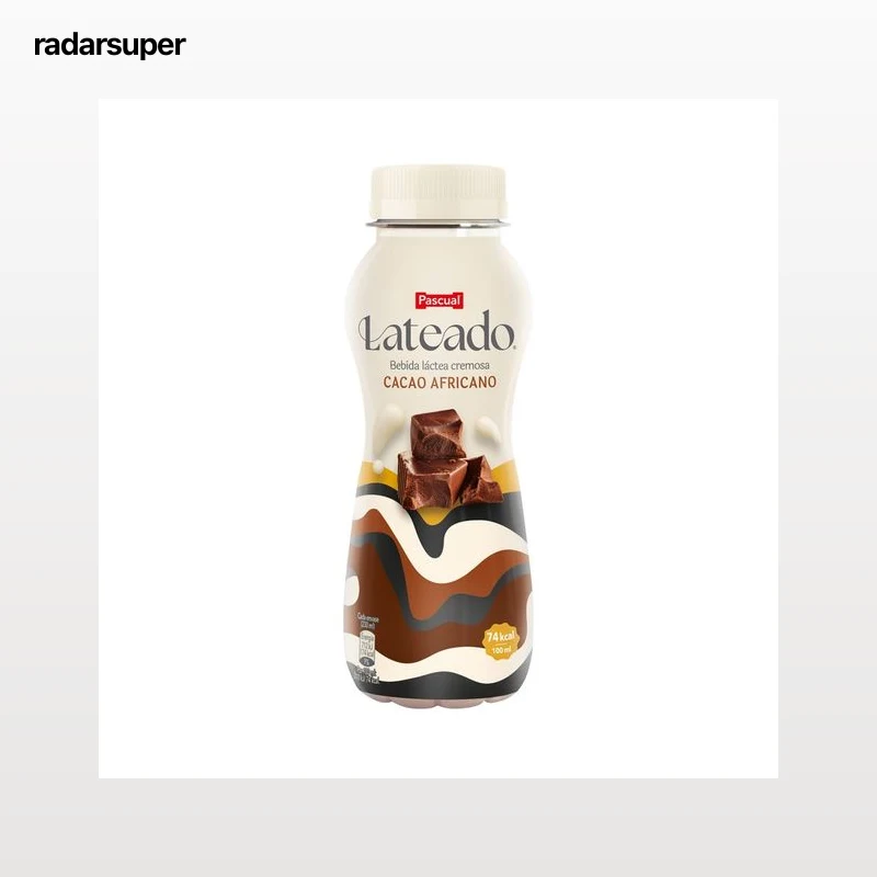PASCUAL Lateado Bebida láctea cremosa con cacao africano 230 ml.