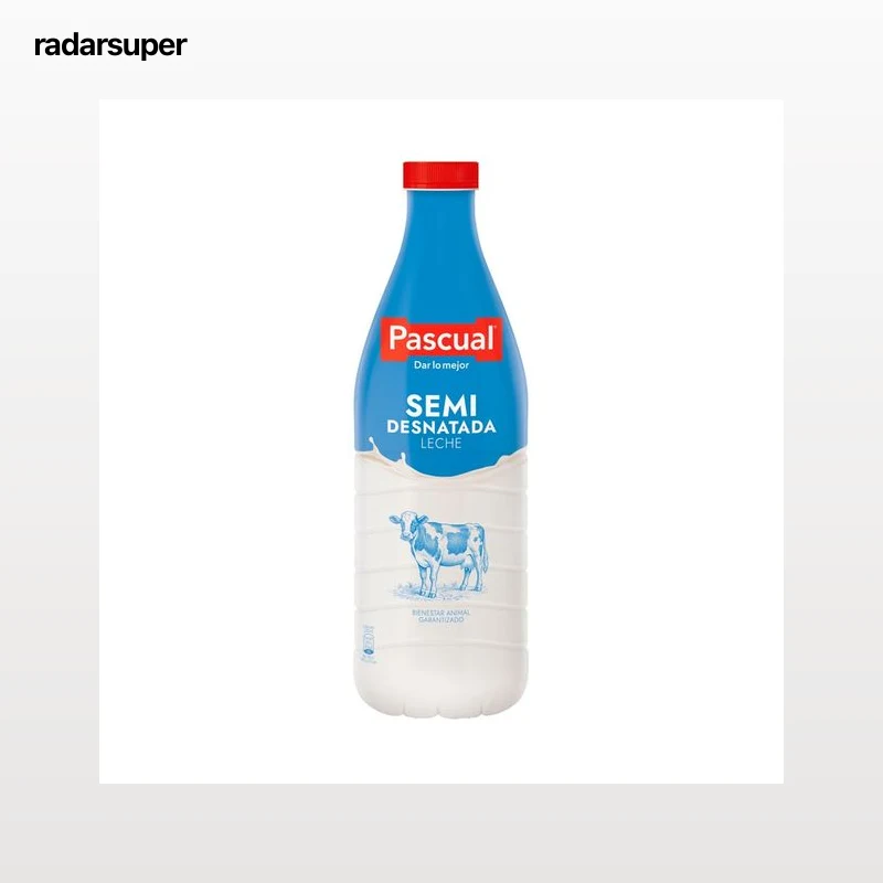 PASCUAL Leche de vaca semidesnatada, de bienestar animal garantizado 1.5 l.
