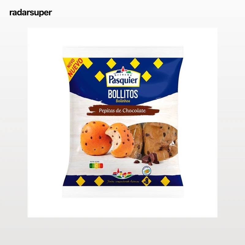 PASQUIER Bollito con pepitas de chocolate 333 g.