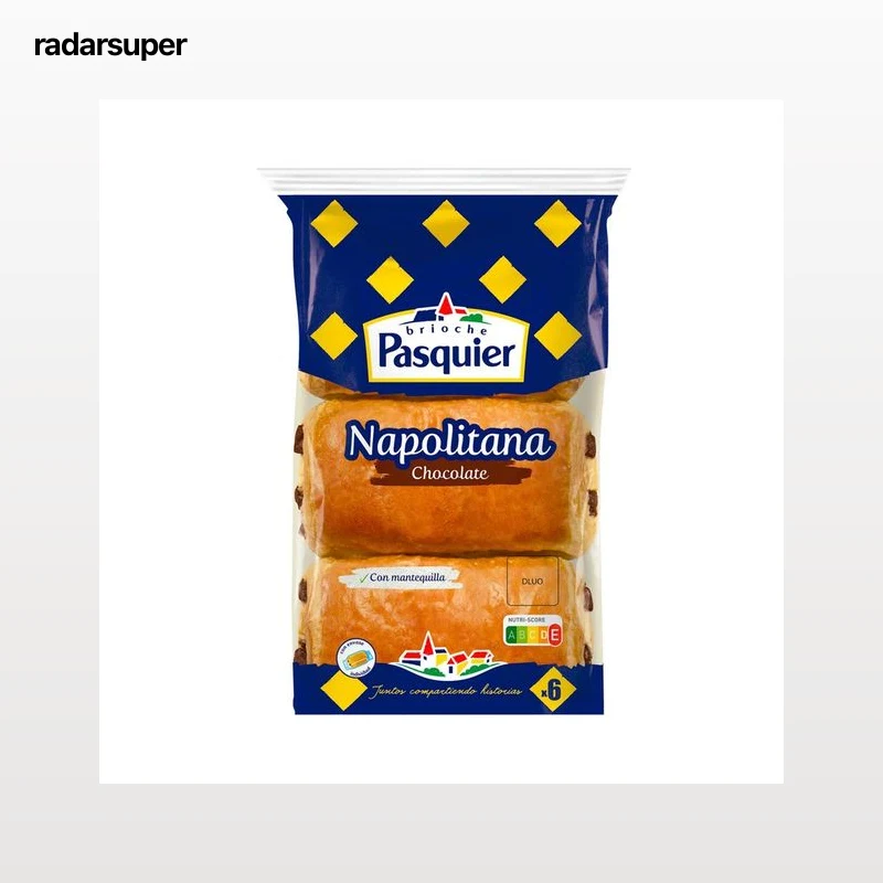 PASQUIER Napolitanas de chocolate 6 uds. 270 g.