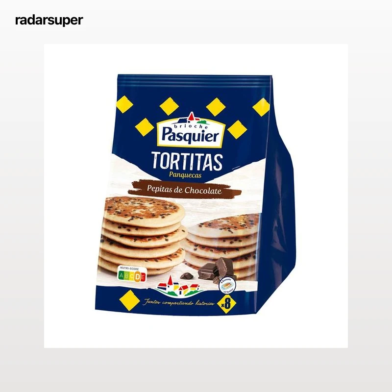 PASQUIER Tortitas con pepitas de chocolate 280 g.