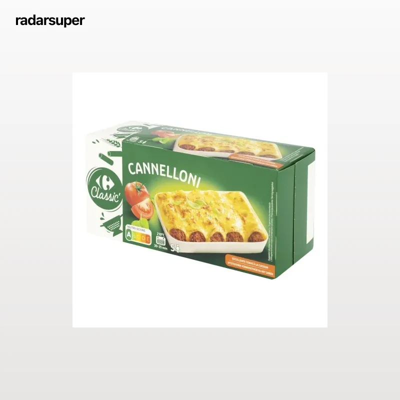 Pasta canelones Carrefour Classic 250 g.
