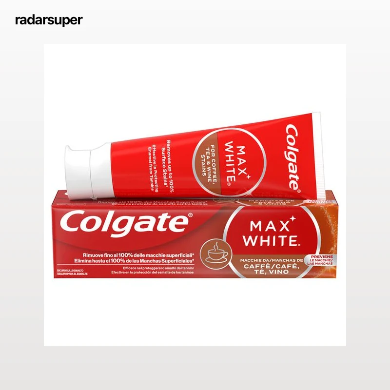 Pasta dental max white café Colgate 75 ml