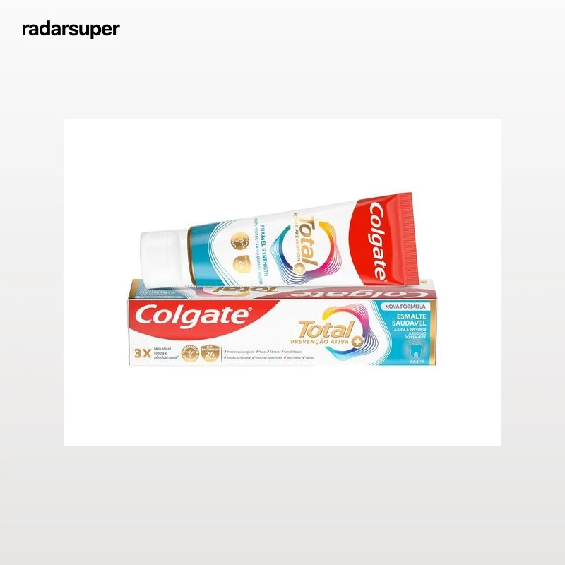 PASTA DE DENTES PROTEÇÃO TOTAL AVANÇADA ESMALTE SAUDÁVEL COLGATE 75ML