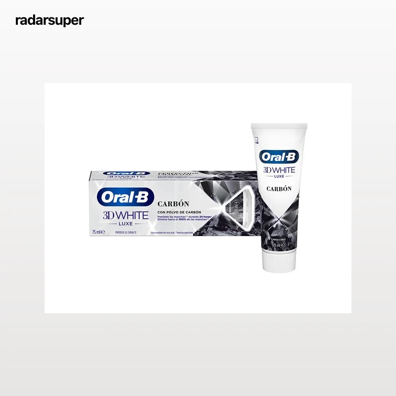 PASTA DENTÍFRICA ORAL-B 3D WHITE LUXE CARVÃO 75ML