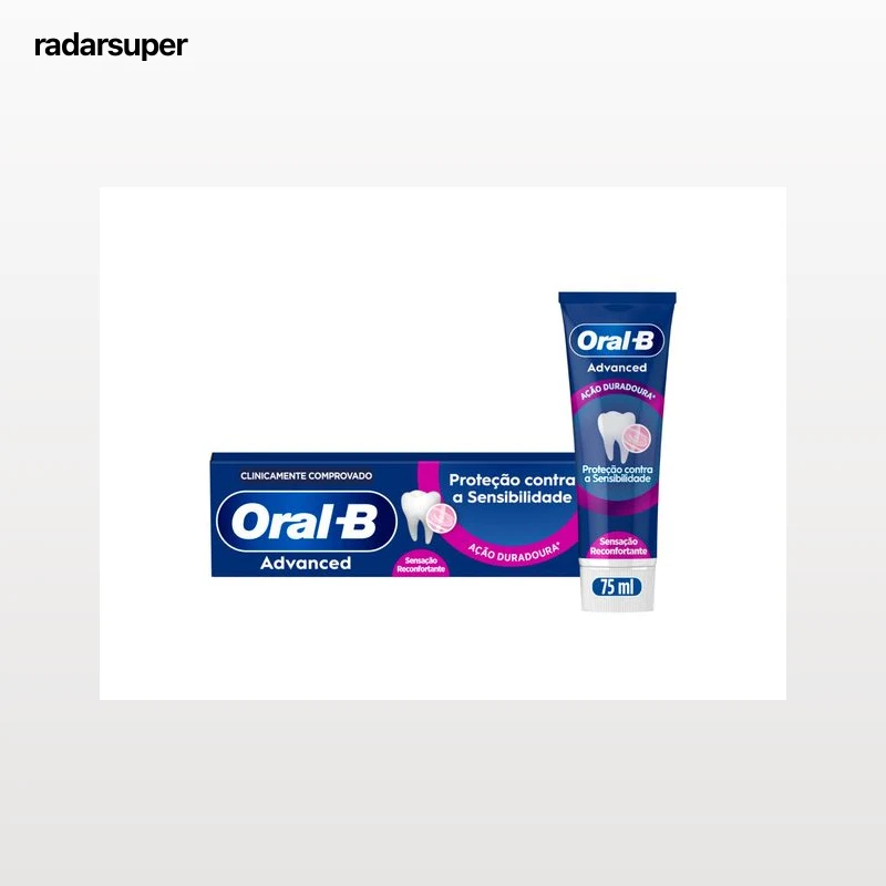 PASTA DENTIFRICA ORAL-B ADVANCED SENSIBILIDADE 75ML