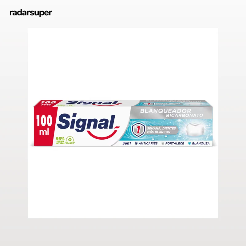 Pasta de dientes blanqueadora bicarbonato Signal 100 ml