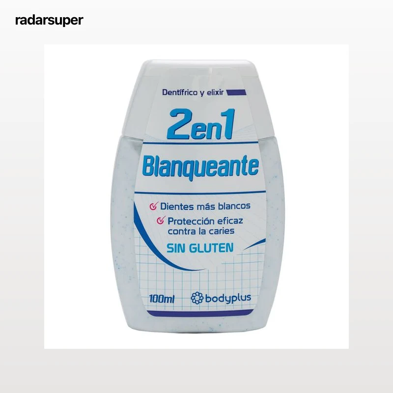 Pasta de dientes Bodyplus 100ml 2en1 blanqueador