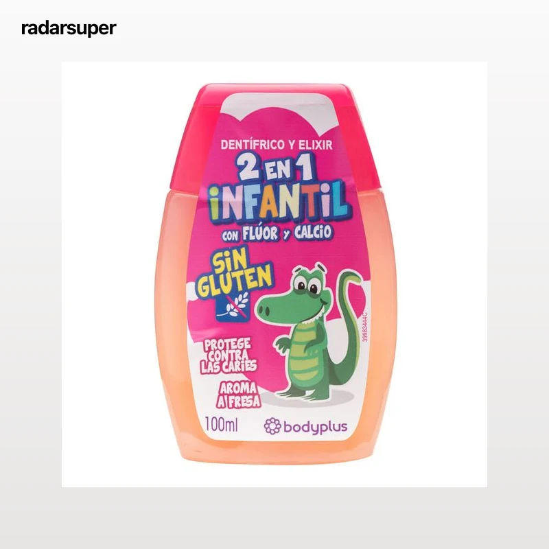 Pasta de dientes Bodyplus 100ml 2en1 junior