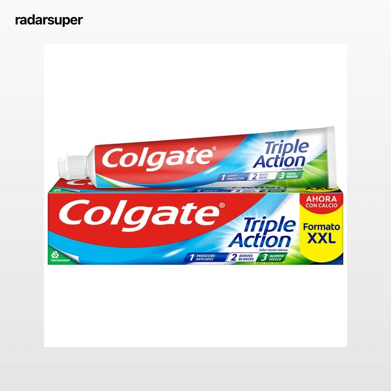 Pasta de dientes Colgate Triple Action anticaries y frescor a menta 100ml