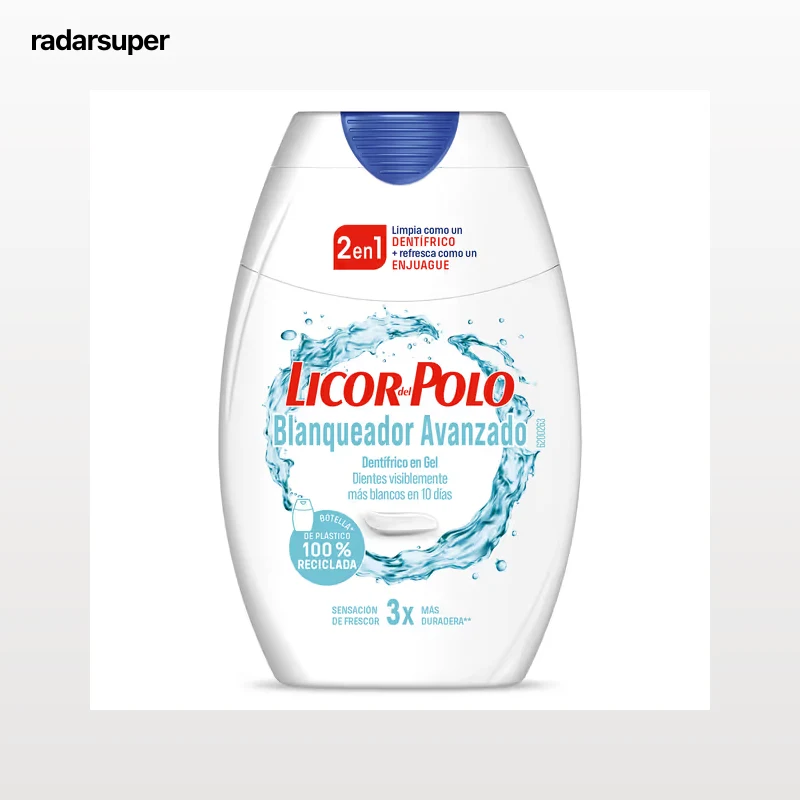 Pasta de dientes dos en uno blanqueador avanzado Licor del polo 75 ml