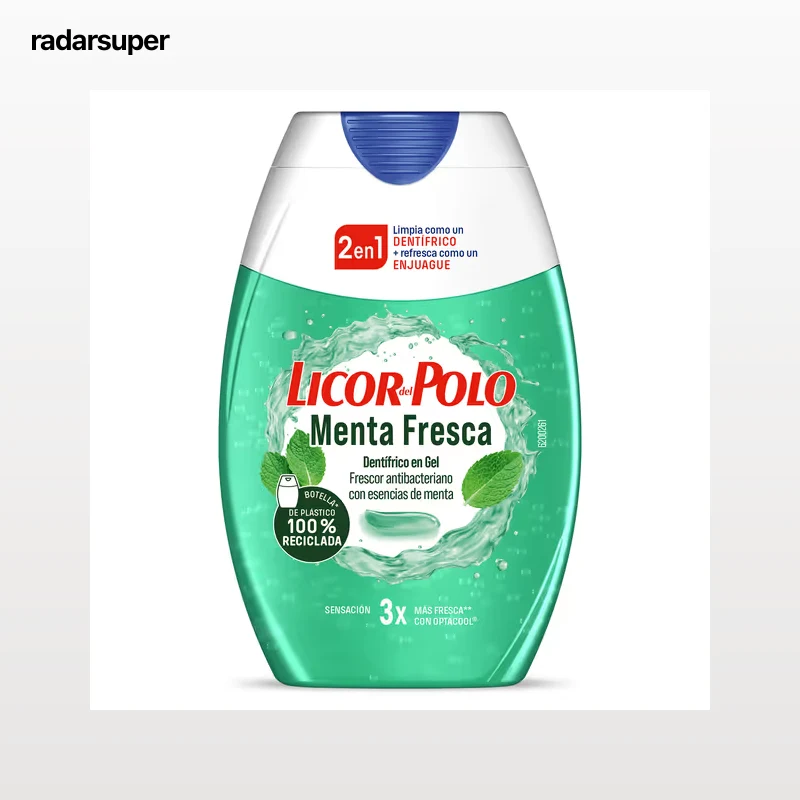 Pasta de dientes dos en uno menta fresca Licor del polo 75 ml